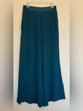 Uniqlo Teal Wide Leg Pants